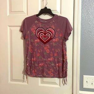 Flower/heart shirt